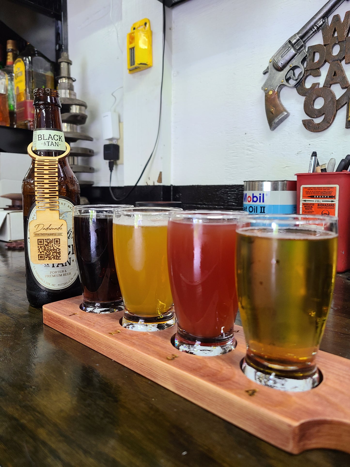 Custom Whiskey / Beer Flight Board