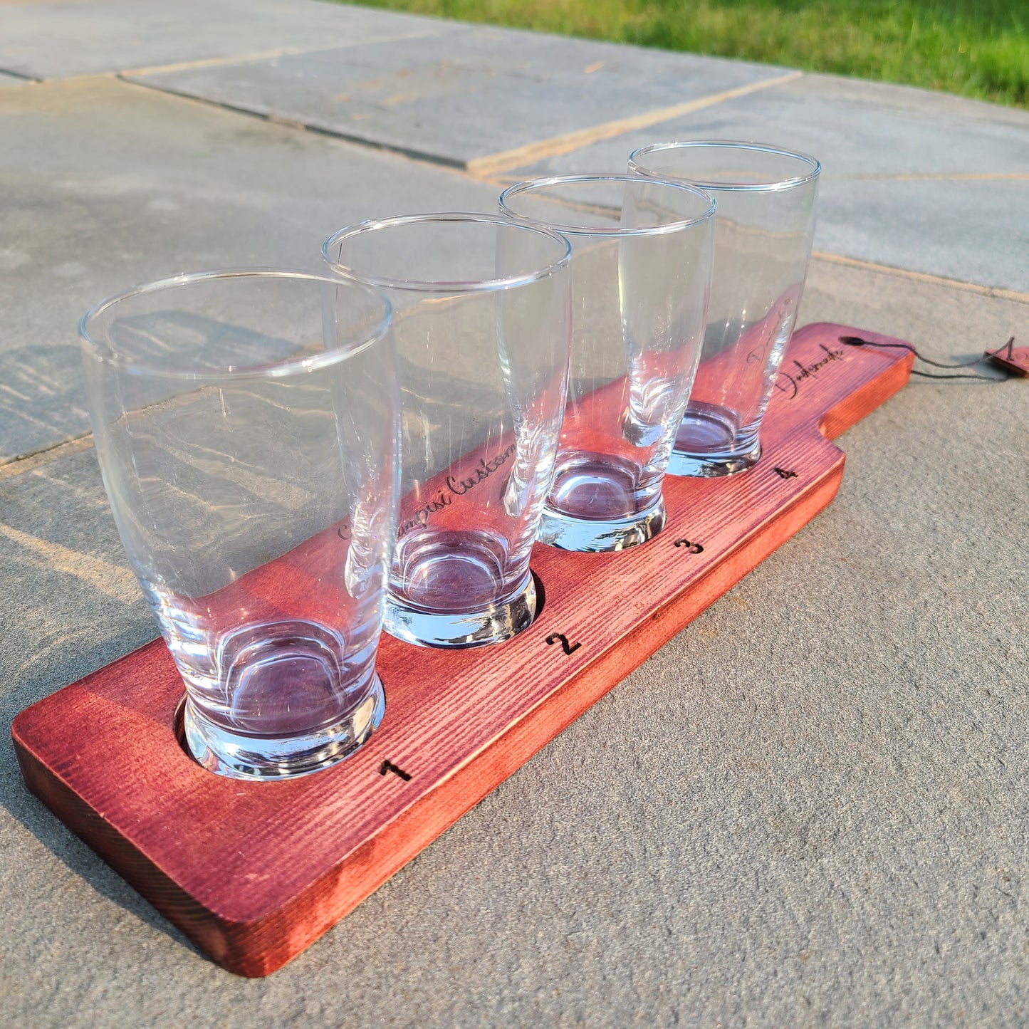 Custom Whiskey / Beer Flight Board