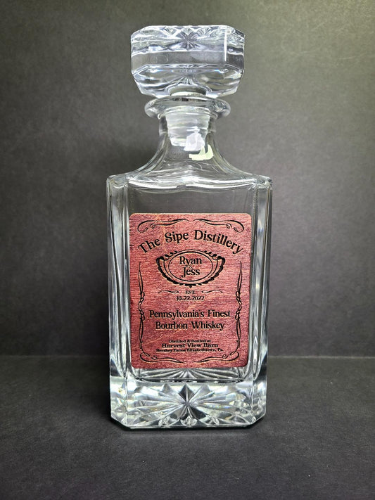 Custom Whiskey Decanter