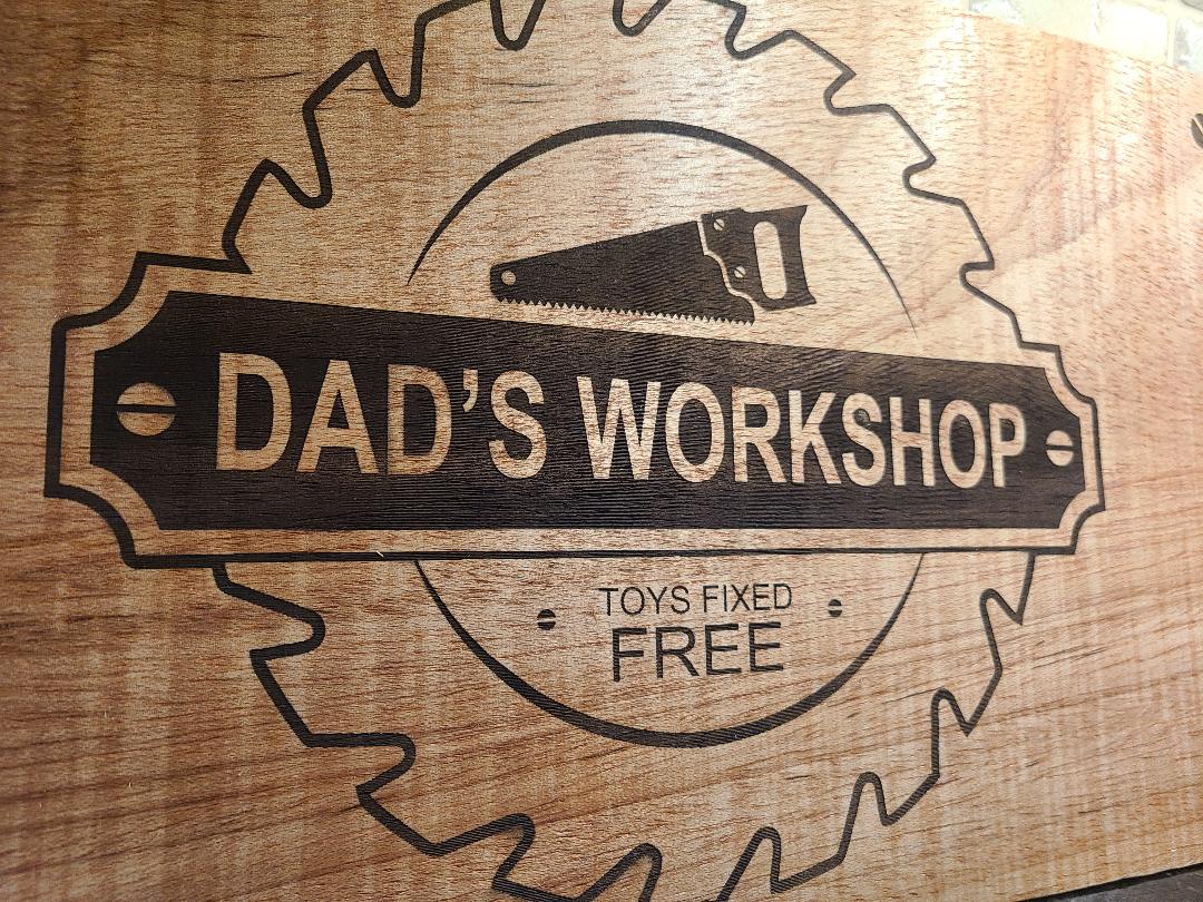 Custom Laser Etched Sign