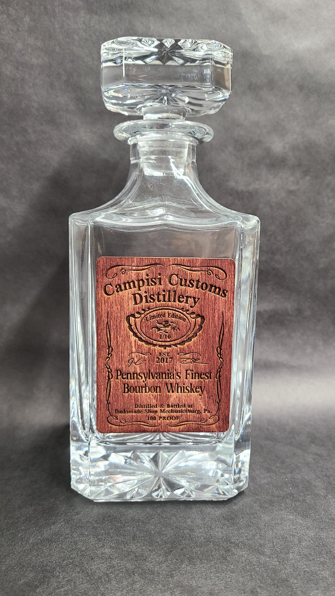 Custom Whiskey Decanter